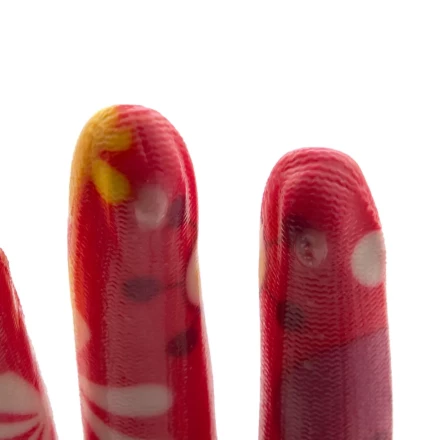 Перчатки садовые из полиэстера с нитрильным обливом, цветы, М Palisad 67857 купить в Кургане