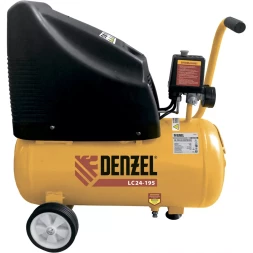 Компрессор воздушный безмасляный поршневой прямой привод DENZEL LC 24-195 58072