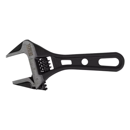 Ключ разводной 115 мм Denzel, CrV, кованый, укороченная рукоятка 15751 купить в Кургане