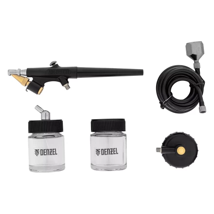 Аэрограф с нижним бачком Denzel AB2, 0,8 мм, 22 мл, 11 л/мин 57311 купить в Кургане