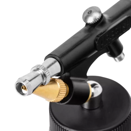 Аэрограф с нижним бачком Denzel AB2, 0,8 мм, 22 мл, 11 л/мин 57311 купить в Кургане