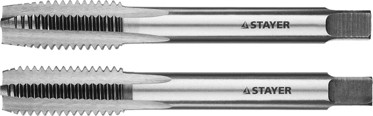 Комплект метчиков STAYER "MASTER", сталь 9ХС, М12х1,5, 2 шт 28025-12-1.5-H2 купить в Кургане