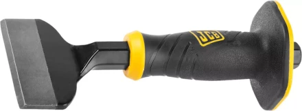 Зубило-конопатка JCB, двухкомпонентная рукоятка с протектором, CrV cталь, 215х100мм JCL008 купить в Кургане