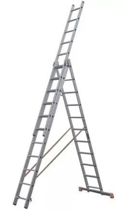 Лестница 3-х секционная алюминиевая 3*11 1013308 купить в Кургане