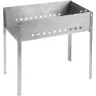 Мангал GRINDA "BARBECUE", нержавеющая сталь, толщина 1,5мм, 500х300х500мм 427784 купить в Кургане
