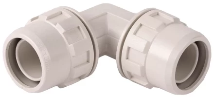 Соединитель ЗУБР &quot;ШиреФит&quot; угловой 90° &quot;штуцер с гайкой - штуцер с гайкой&quot;, 26мм 51492-26 купить в Кургане