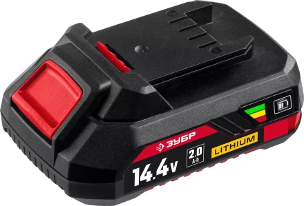 ЗУБР С1, 14.4 В, 2.0 А·ч, аккумуляторная батарея (АКБ-С1-14-2) купить в Кургане