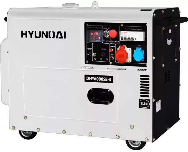 Дизельный генератор Hyundai DHY 6000SE-3 купить в Кургане