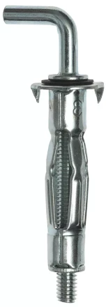 Анкер ЗУБР для пустотелых конструкций оцинкованный, с крюком, М4х32х13мм, ТФ6, 2шт 4-302496-04-032 купить в Кургане