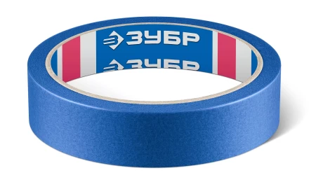 ЗУБР №100 24 мм х 25 м, для гладких и слегка шероховатых поверхностей, малярная лента, Профессионал (12141-24) купить в Кургане