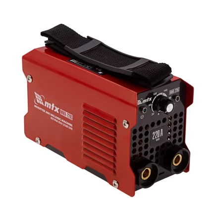 Инверторный аппарат дуговой сварки MMA-220S, 220 А, ПВ60%, диаметр электрода 1,6-5 мм MTX 94392 купить в Кургане