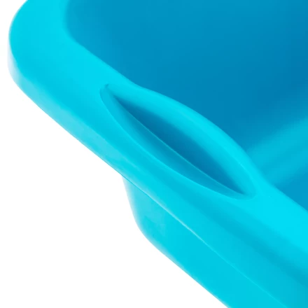 Таз пластмассовый прямоугольный 25 л, бирюзовый, Home Palisad 929935 купить в Кургане