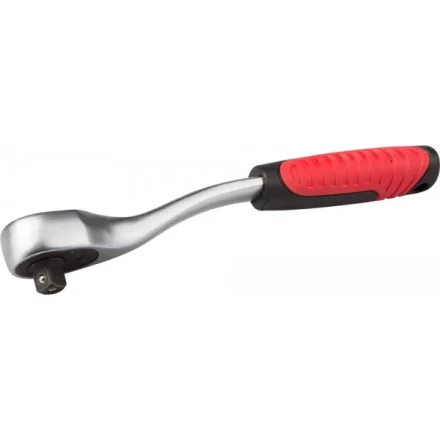 Трещотка для торцовых головок ЗУБР &quot;ЭКСПЕРТ&quot; (3/8&quot;), Cr-V, 72 зубца, хроматированное покрытие, быстрый сброс 27730-3/8 купить в Кургане