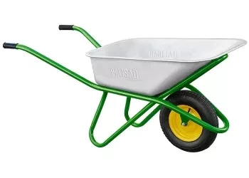 Тачка садово-строительная усиленная грузоподъемность 200 кг объем 90 л PALISAD 68935 купить в Кургане