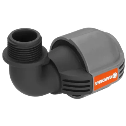 Соединитель L-образный 25 мм x 3/4”-наружная резьба GARDENA купить в Кургане