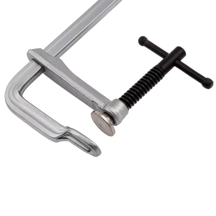 Струбцина F-образная Denzel 20471, 100x400мм, кованая купить в Кургане