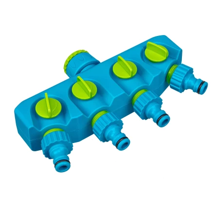 Разветвитель четырехканальный, пластиковый Palisad Luxe 65787 купить в Кургане