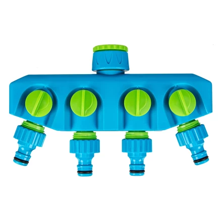 Разветвитель четырехканальный, пластиковый Palisad Luxe 65787 купить в Кургане