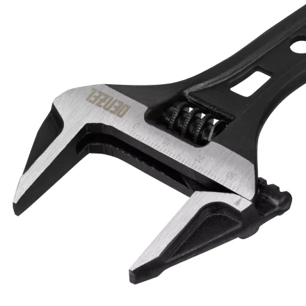 Ключ разводной Denzel 135 мм, CrV, кованый, укороченная рукоятка 15752 купить в Кургане