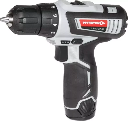 Дрель-шуруповерт аккумуляторная Интерскол ДА-12ЭР-01 Li-ion (1 х 1,5Ач) купить в Кургане