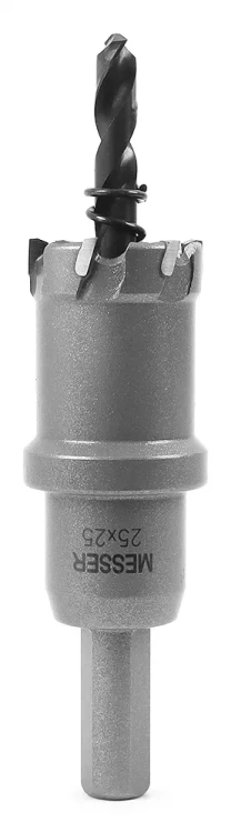 ТСТ коронка MESSER 25X25 с центрирующим сверлом и толкающей пружиной купить в Кургане