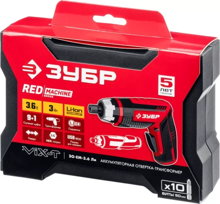 Отвертка-трансформер ViX-T ЗО-ЕМ-3.6 Ли серия МАСТЕР купить в Кургане