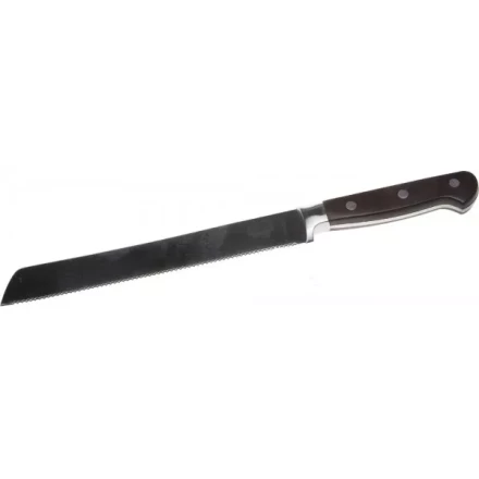 Нож LEGIONER &quot;AUGUSTA&quot; хлебный с деревянной ручкой, нерж лезв 180мм 47865 купить в Кургане