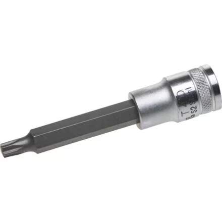 Торцовая бита-головка KRAFTOOL "INDUSTRIE QUALITAT", удлиненная, материал S2, TORX, сатинированная, 1/2", Т40 27906-40_z01 купить в Кургане