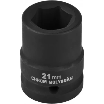 Торцовая головка KRAFTOOL "INDUSTRIE QUALITAT" ударная (3/4"), FLANK, Cr-Mo, фосфатированная, 21 мм 27945-21_z01 купить в Кургане