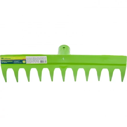 Грабли садовые 11 зубьев без черенка Сибртех 61736 купить в Кургане