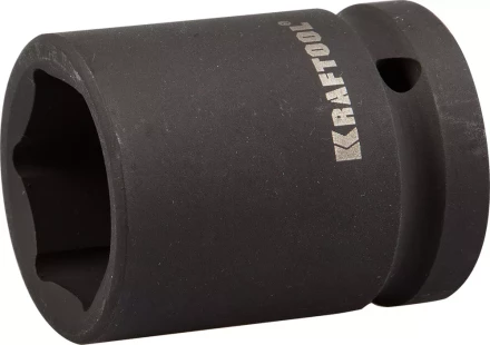 Торцовая головка KRAFTOOL &quot;INDUSTRIE QUALITAT&quot; ударная (3/4&quot;), FLANK, Cr-Mo, фосфатированная, 27 мм 27945-27_z01 купить в Кургане