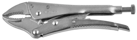 Зажим ЗУБР &quot;ЭКСПЕРТ&quot; ручной,универс,для круглых,профилированных и плоских деталей,губки из кованой Cr-V стали,250мм 22510-25 купить в Кургане