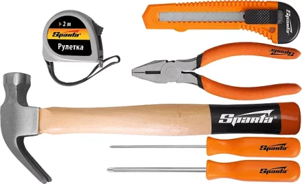 Набор инструмента бытовой, 6 предм  SPARTA 13540 купить в Кургане