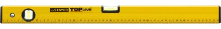 Уровень STAYER &quot;STANDARD&quot; &quot;TOPLevel&quot;, коробчатый, 2 противоударных ампулы, линейка, 60см 3460-060_z03 купить в Кургане