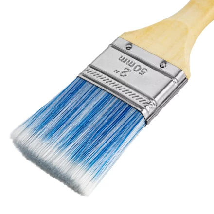 Кисть плоская &quot;Евро&quot; 2&quot;, искусственная щетина, деревянная ручка MTX 83071 купить в Кургане