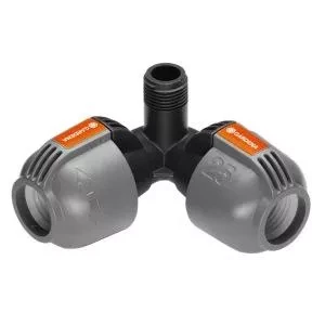 Соединитель L-образный 25 мм x 1/2"-наружная резьба GARDENA купить в Кургане