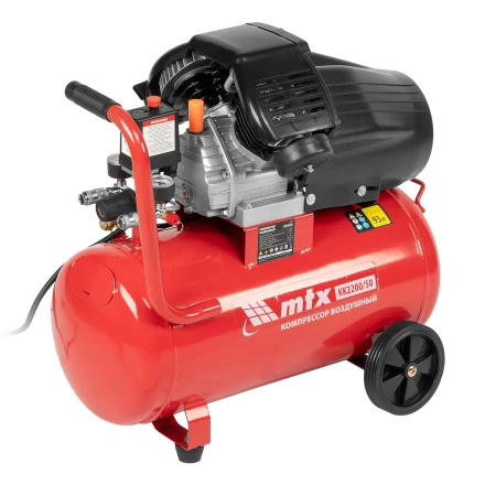 Компрессор воздушный КК-2200/50 2.2 кВт 350 л/мин 50 л прямой привод масляный MTX 58024 купить в Кургане