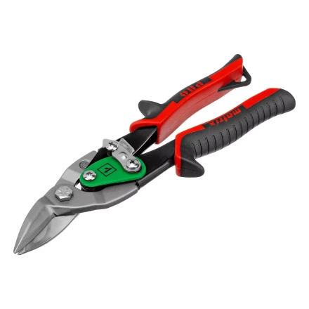 Ножницы по металлу Matrix, 250 мм, правый рез, сталь CRMO, двухкомпонентные рукоятки, PRO 78324 купить в Кургане