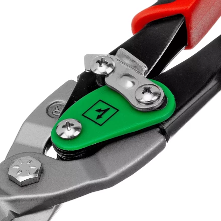 Ножницы по металлу Matrix, 250 мм, правый рез, сталь CRMO, двухкомпонентные рукоятки, PRO 78324 купить в Кургане