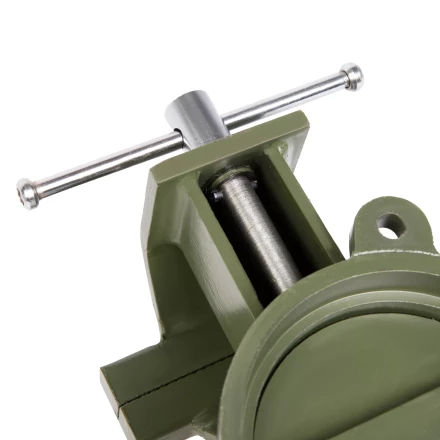 Тиски слесарные Сибртех 18619, 125 мм, стальные, поворотные купить в Кургане