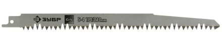 Полотно ЗУБР Cr-V по сырому дереву для ножов 4-15187, волчий зуб, шаг 5-6,5мм, 210мм 4-151877-S2 купить в Кургане