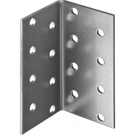 Крепежный угол ЗУБР &quot;МАСТЕР&quot; равносторонний, 80х40х40мм, 50 шт 310205-080-040 купить в Кургане