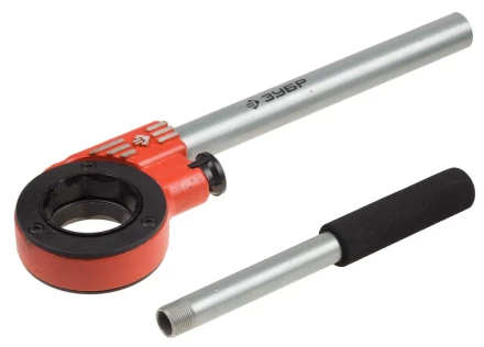 Трещотка ЗУБР &quot;ЭКСПЕРТ&quot; с удлинителем к клуппам 1/4&quot; - 1 1/4&quot;, 620мм 28275-1/4-5/4 купить в Кургане