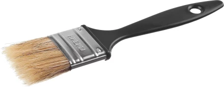 Кисть плоская СИБИН, пластиковая ручка, светлая щетина, 38мм 01008-038 купить в Кургане