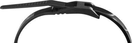 Кабельные стяжки черные КОБРА, с плоским замком, 3.6 х 150 мм, 50 шт, нейлоновые, ЗУБР 30935-36-150 купить в Кургане