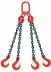 Строп цепной четырехветвевой 4СЦ 1 т L=4 м 8 кл с ОВ 11.2т купить в Кургане