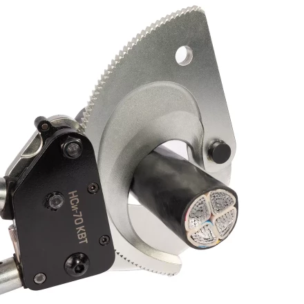 Секторные ножницы диэлектрические КВТ НСи-70 для резки бронированных кабелей до 70 мм (91814) купить в Кургане