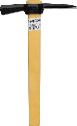 Молоток-кирочка КАМЕНЩИКА 600 г с деревянной рукояткой, 2017-6 2017-6 купить в Кургане