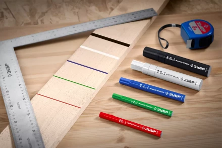 ЗУБР МК-1500 черный, 8-15 мм маркер-краска (06329-2) купить в Кургане