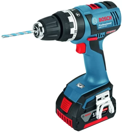 Дрель-шуруповерт аккумуляторная BOSCH GSB 18 V-EC ударная купить в Кургане